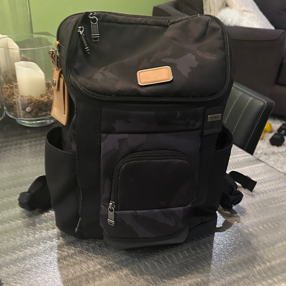 Tumi Black Camouflage Backpack